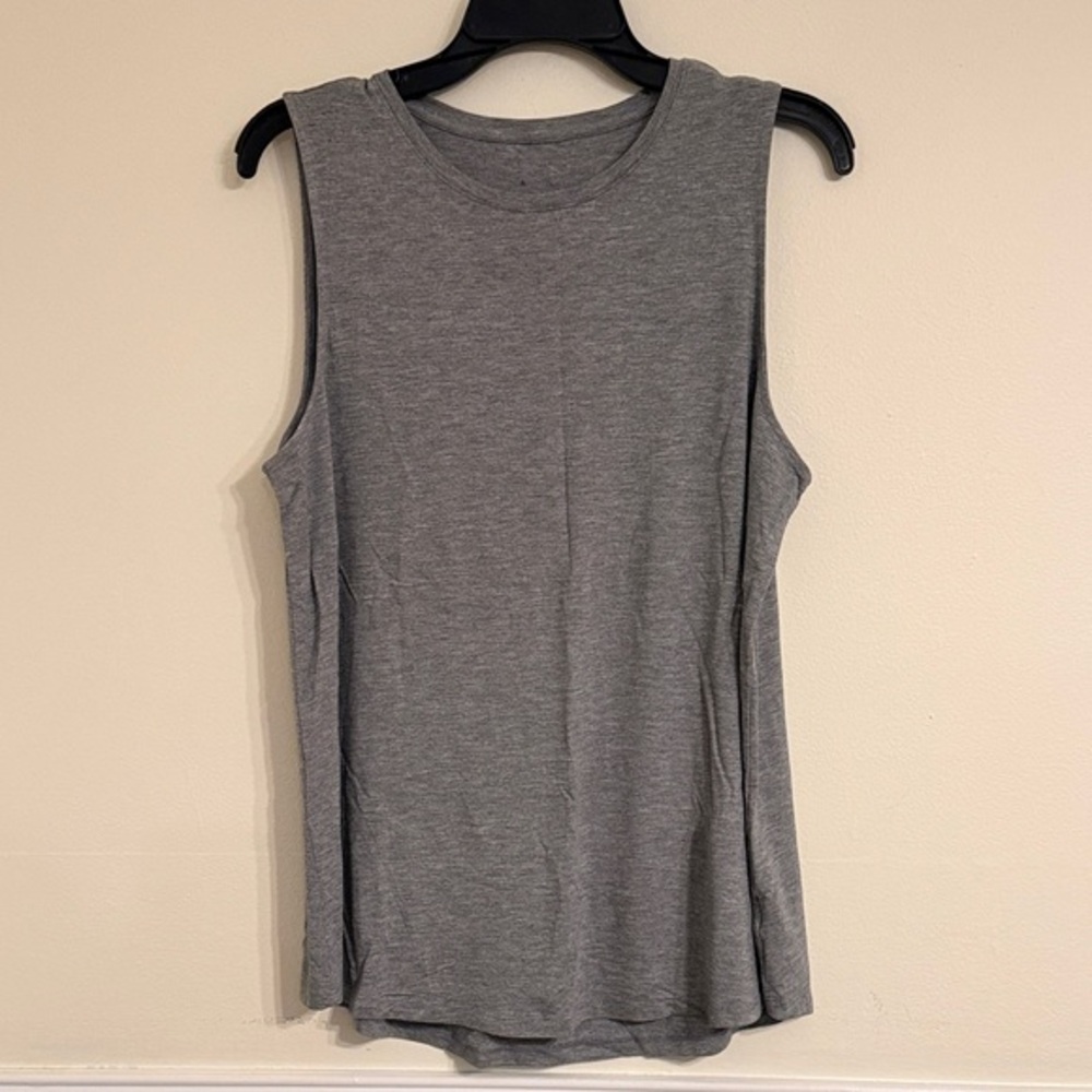 a new day Women’s summer tank top Charcoal Sleeveless Top boho top size L